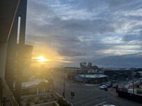 Sunset view from balcony