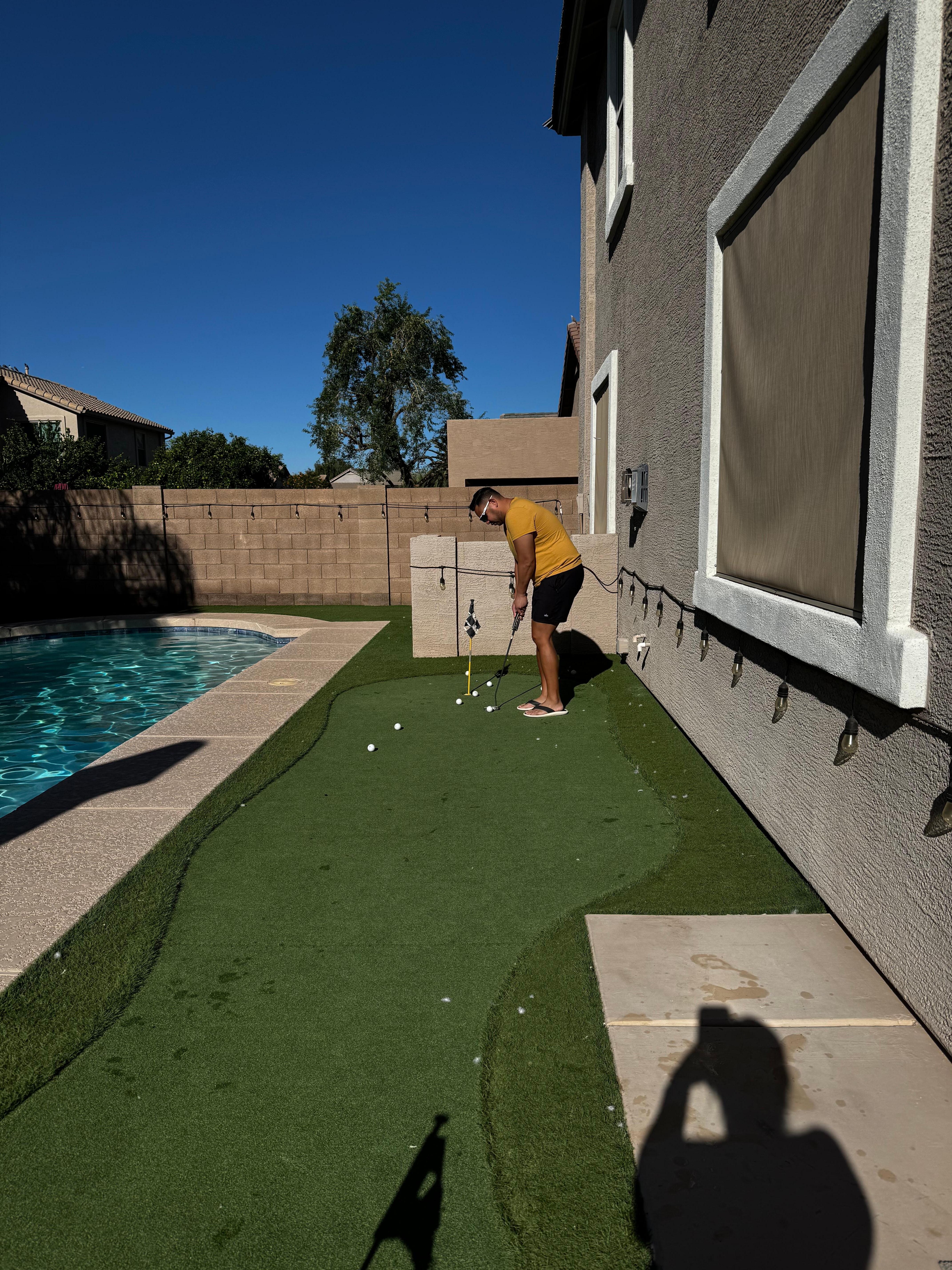 Loved the putting green.