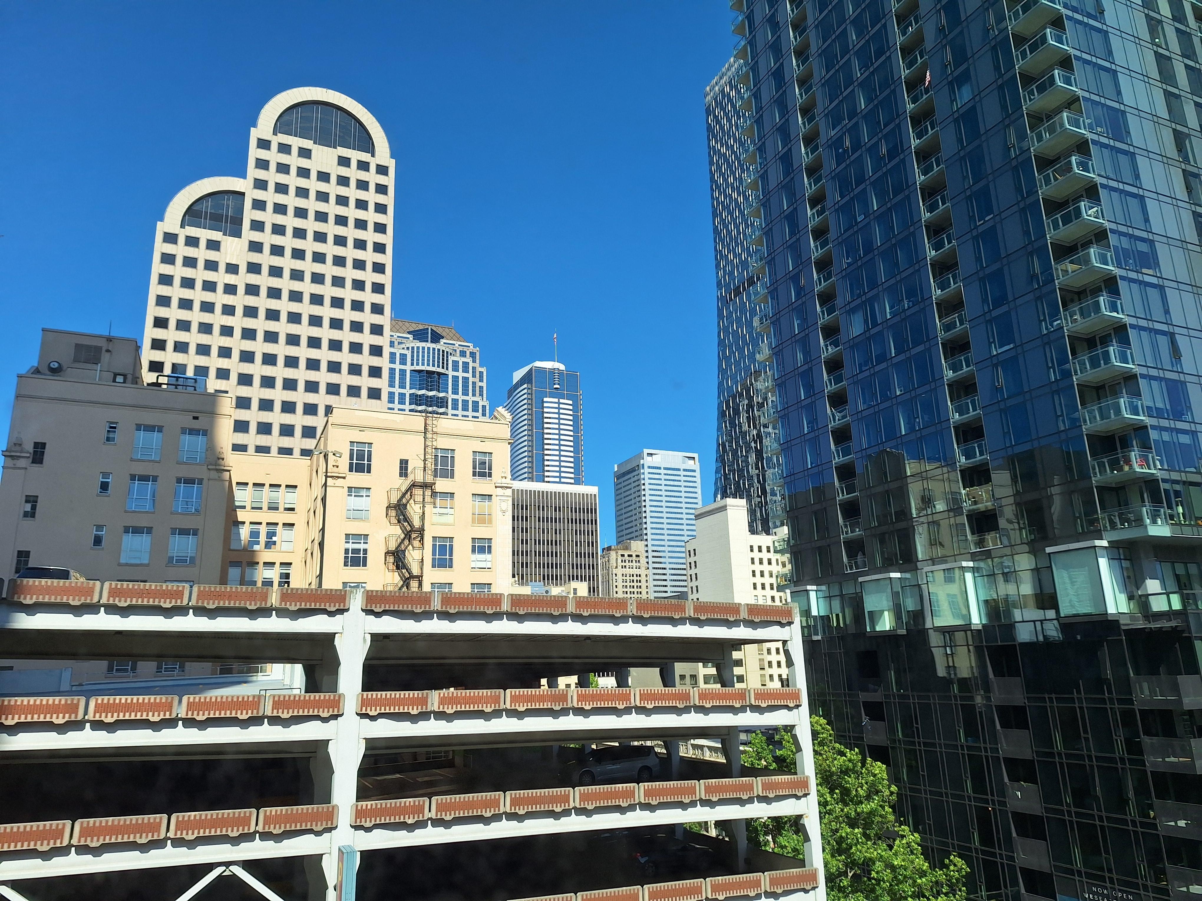 View from my room, but all I had to do was walk past the elevator and there was a magnificent view of the bay.