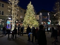 The lighting of River Run