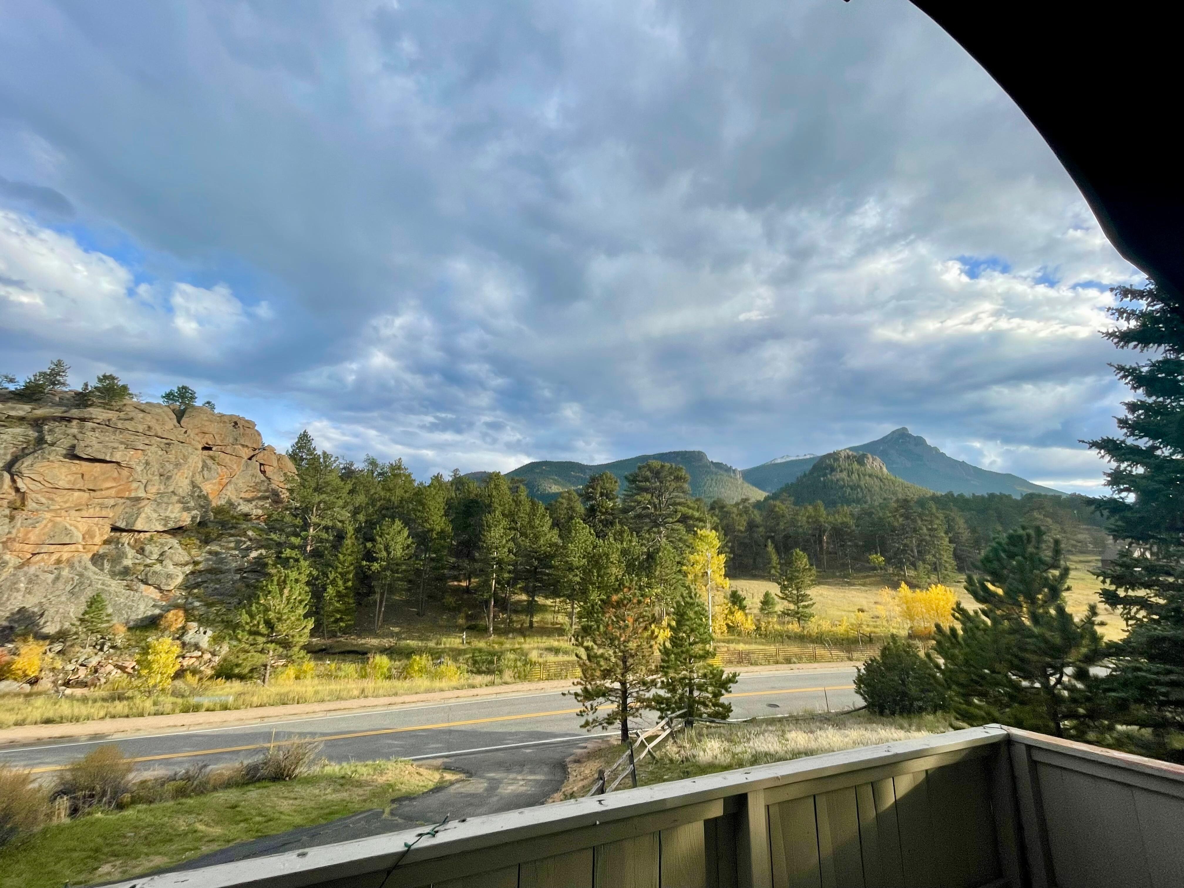 View from the balcony was stunning 