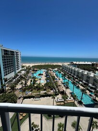 View from main balcony
