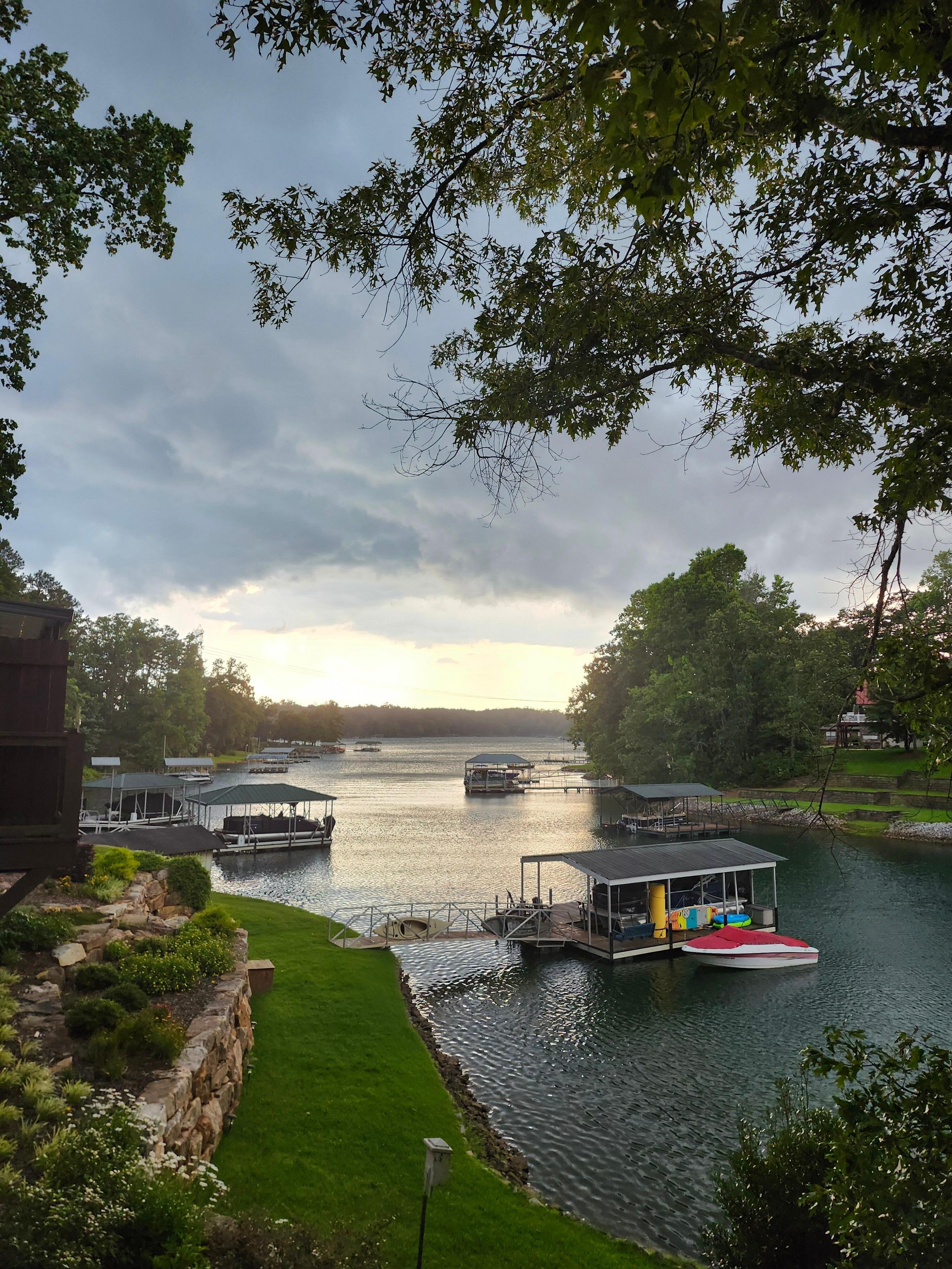 View from the dock