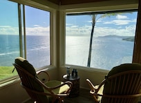 Fabulous corner nook! Spent a lot of time in these chairs!