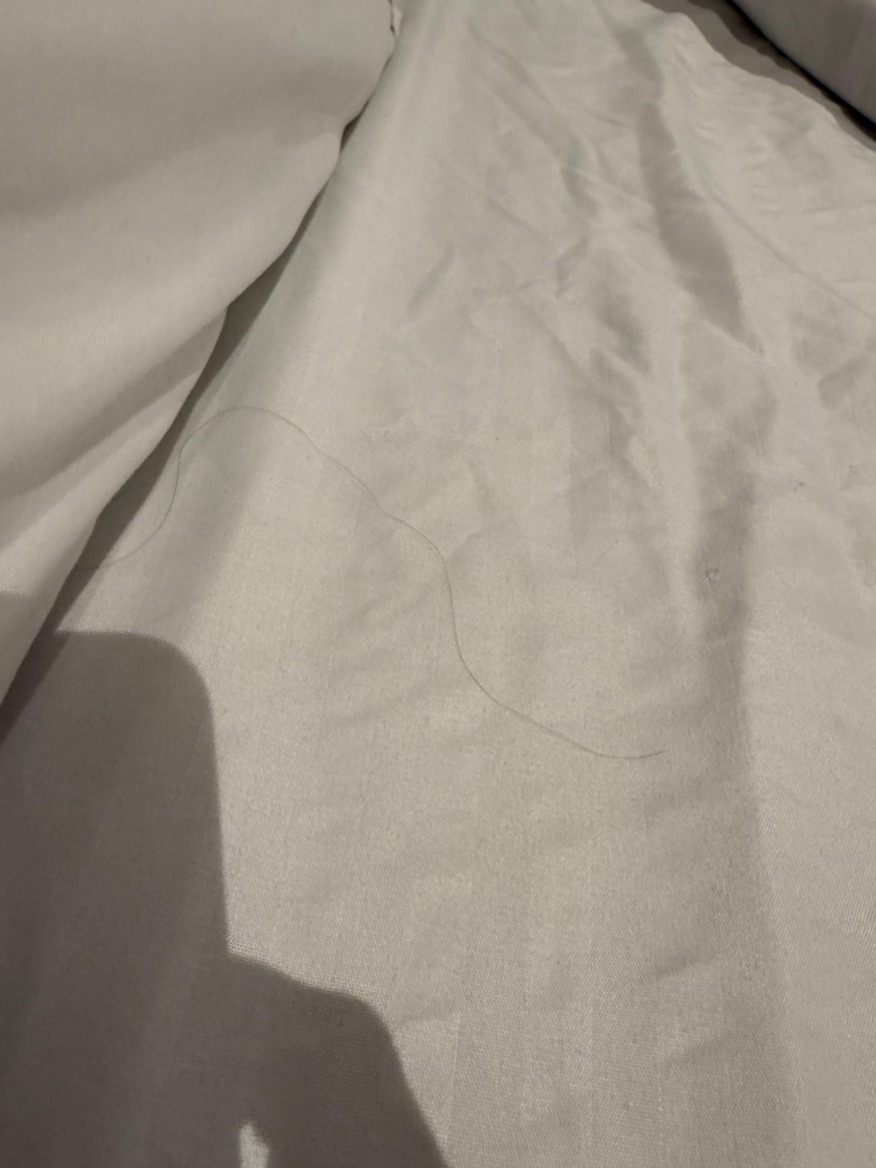 Hair in the sheets