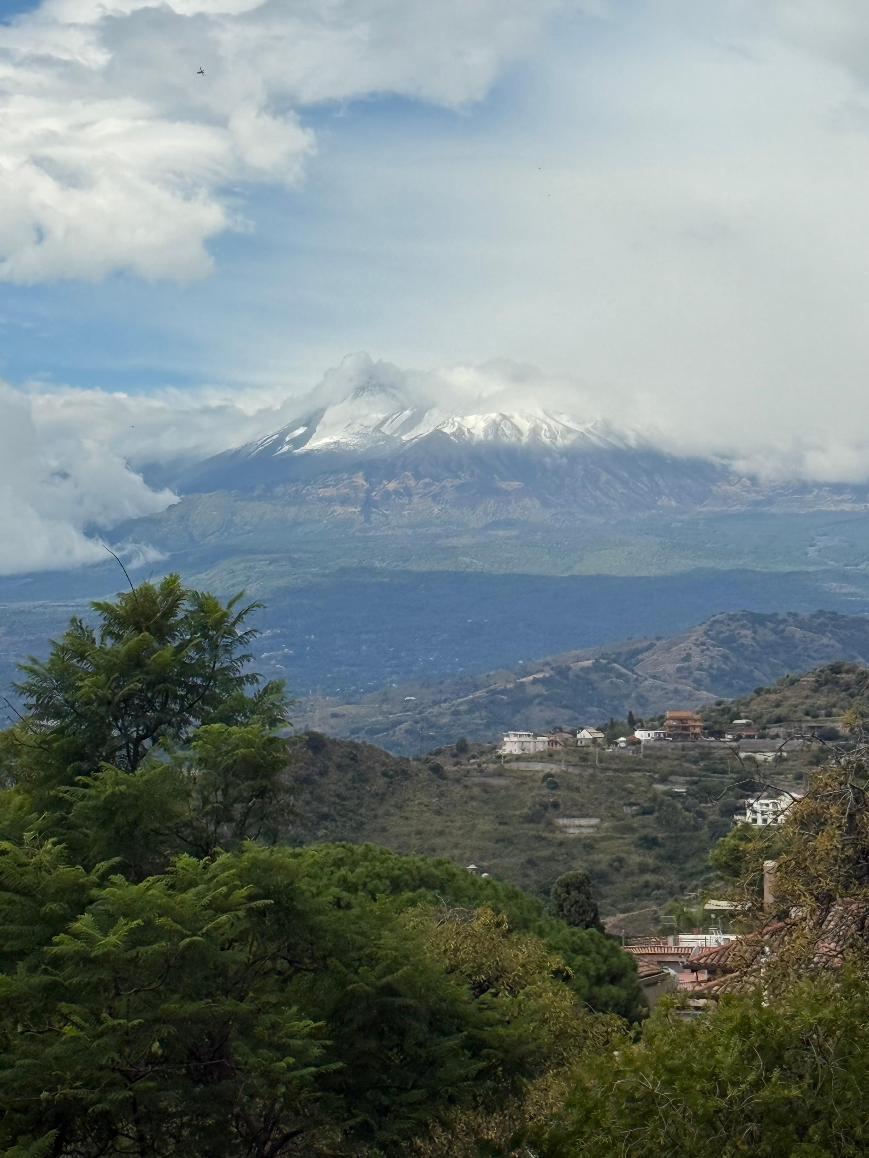 Mount Etna view near by
