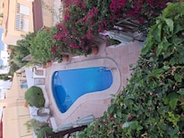 Pool view from roof terrace