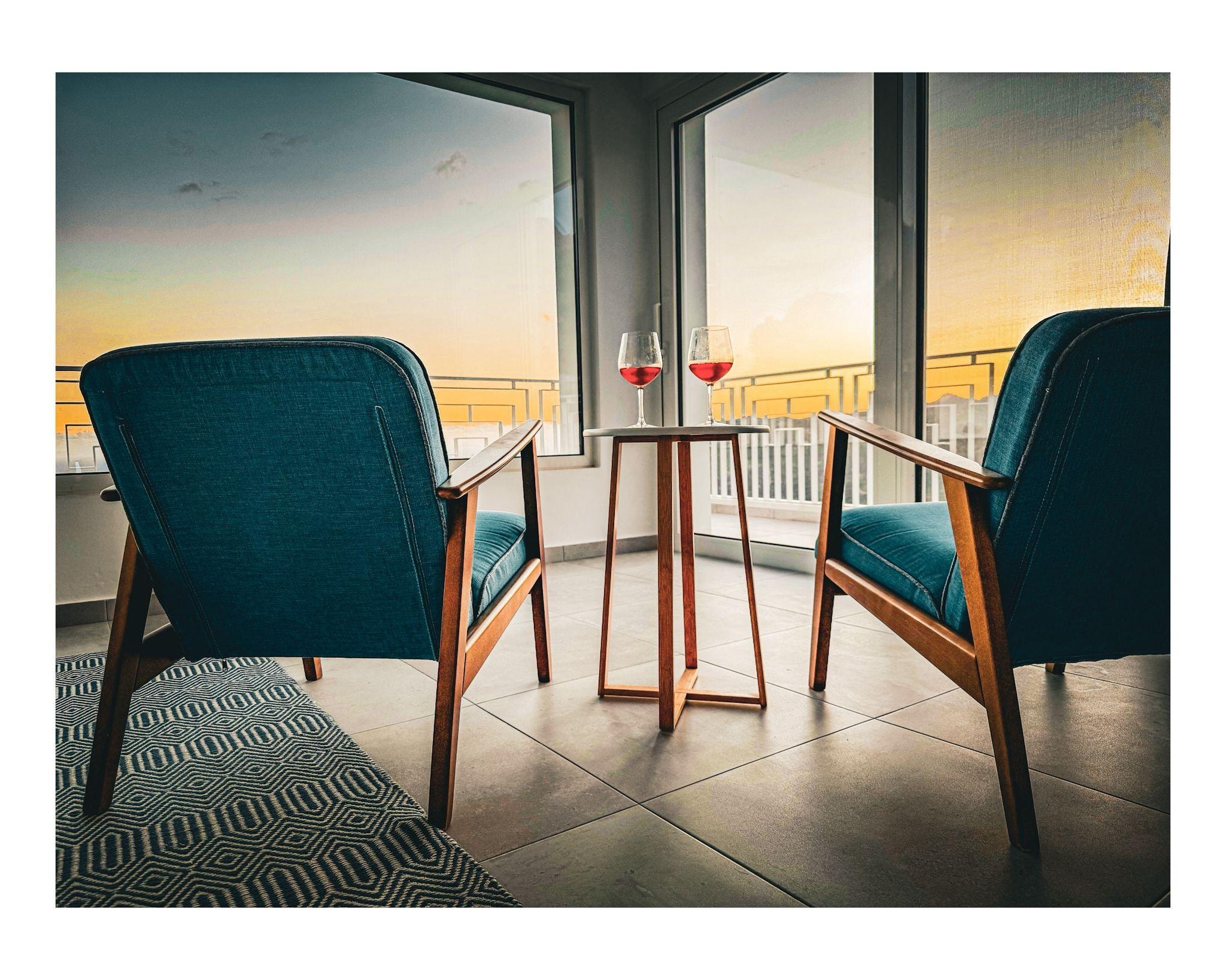 Sessel im Master-Bedroom