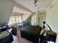 Cozy sitting/eating area in top floor suite