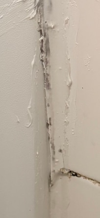 Caulking separating from the mold