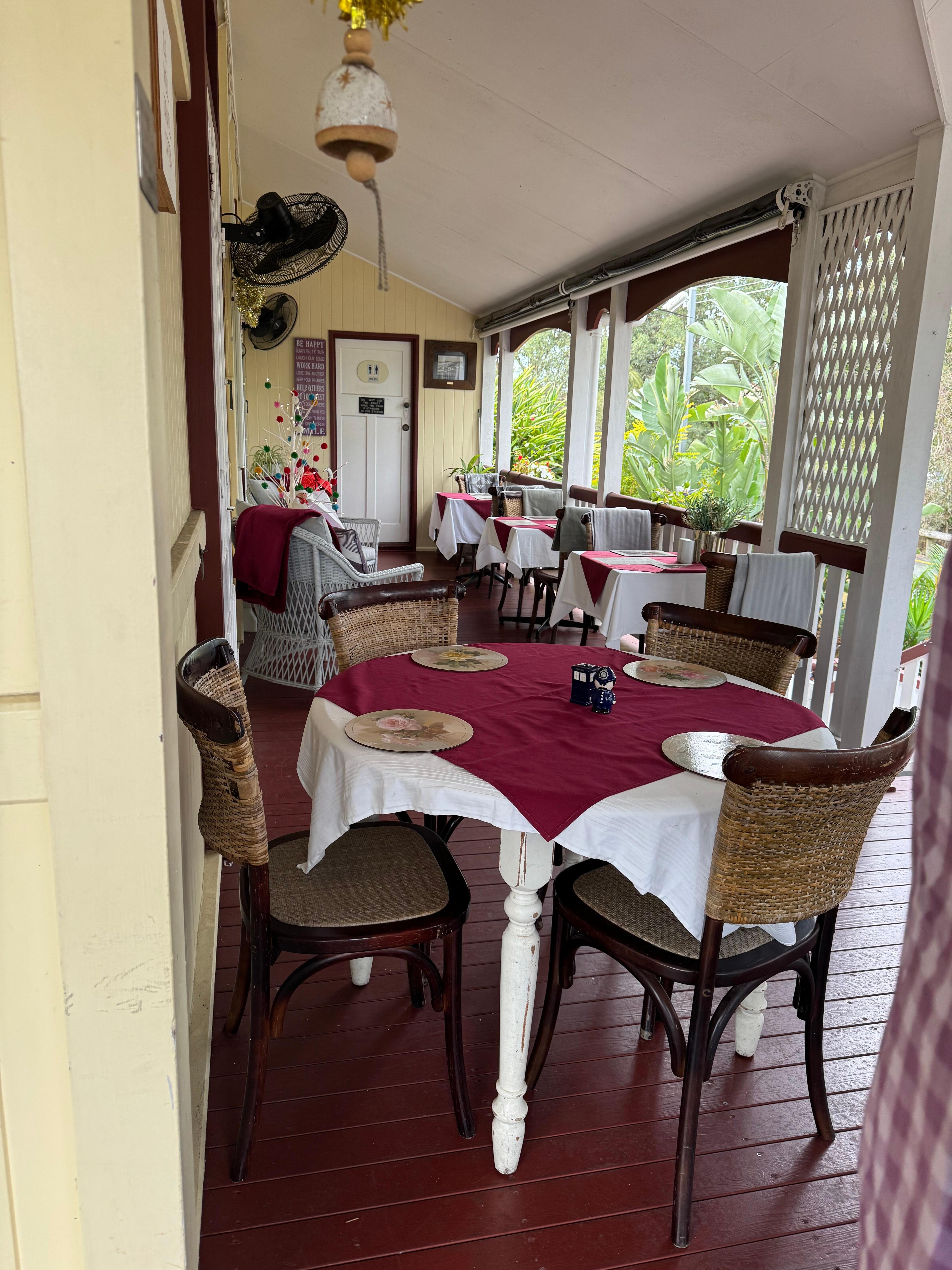 Outdoor cafe