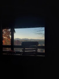 View from the main floor bedroom window