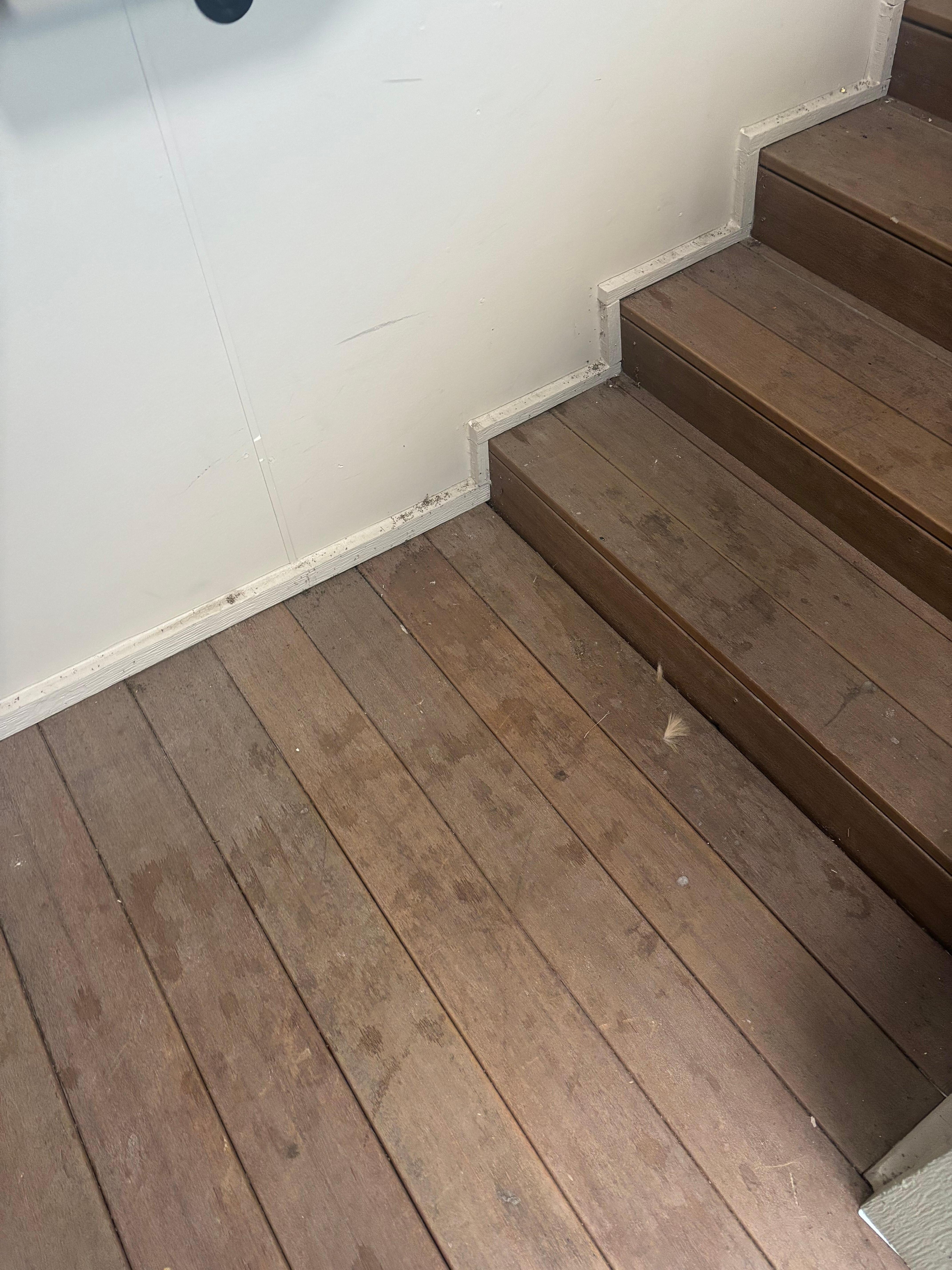 Dirty stairwell