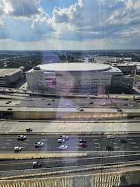 My view of the Kia center from my room.