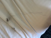Put my duffle bag on bed and this is what came off the floor.