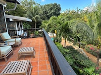 A view from the balcony