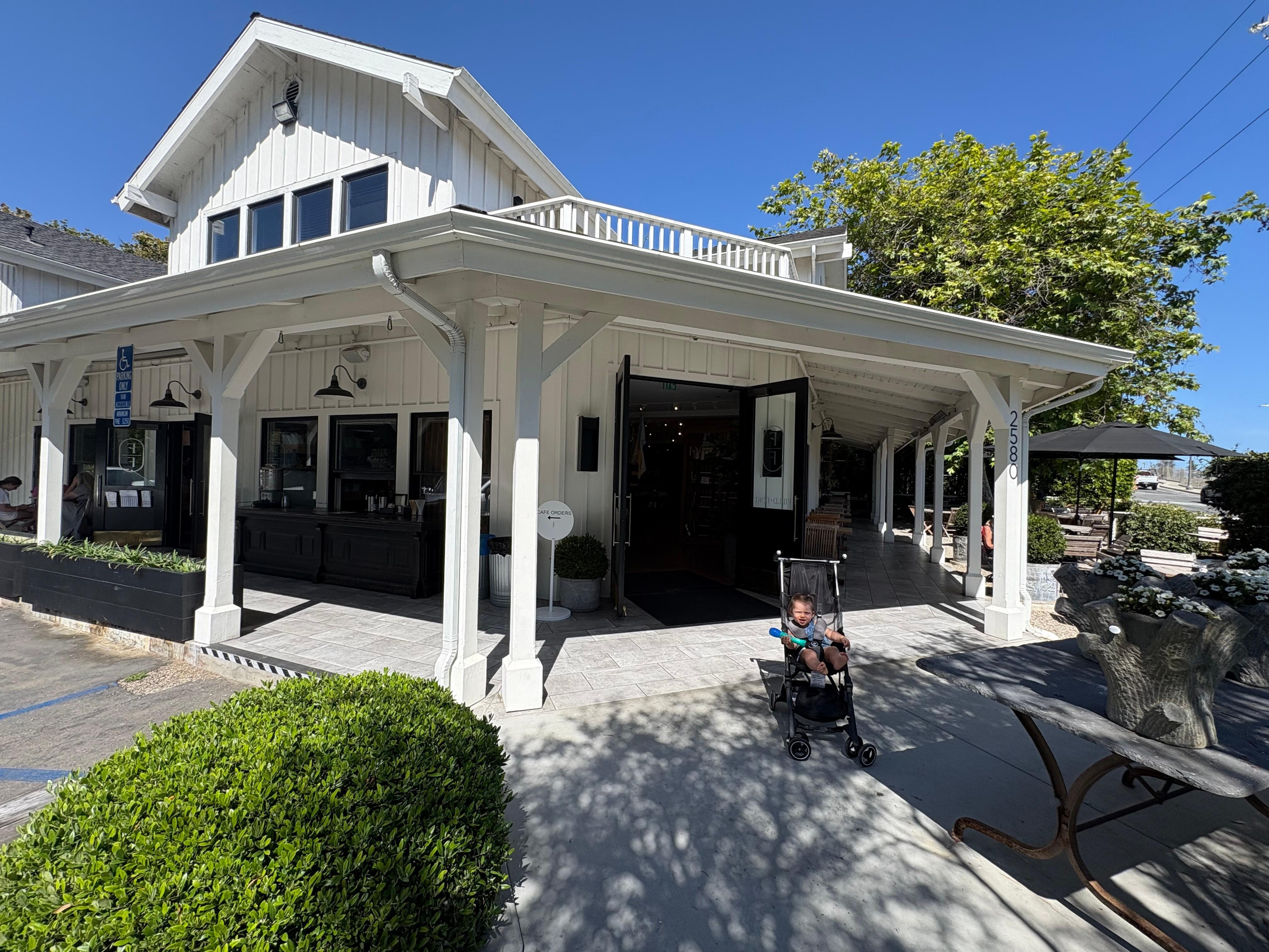 Little cafe and store right around the corner 