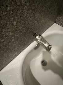 Bathtub facet pipe coming out of wall