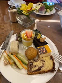 Breakfast with a lot of variety