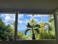 View from the covered porch