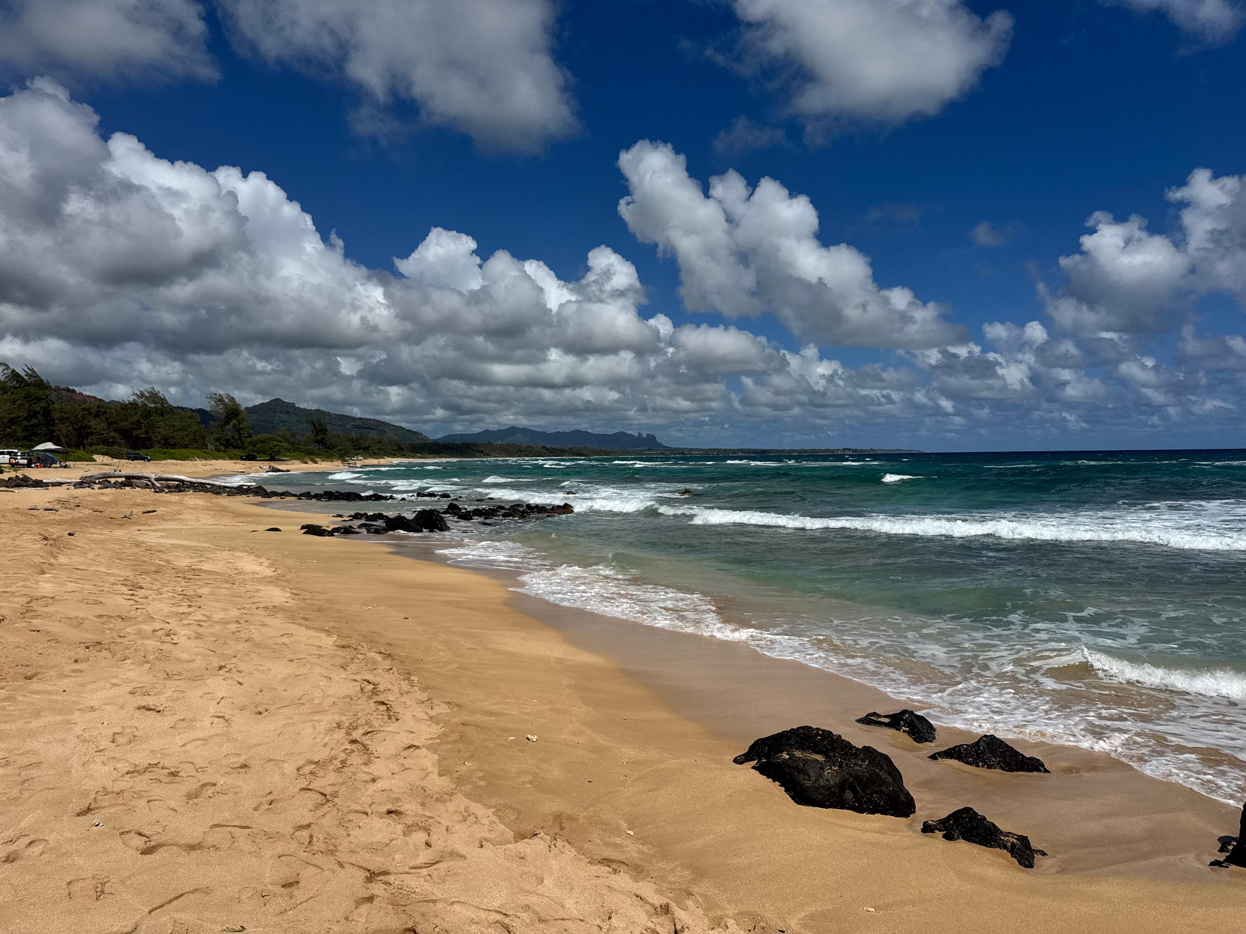 Beach in front of condo