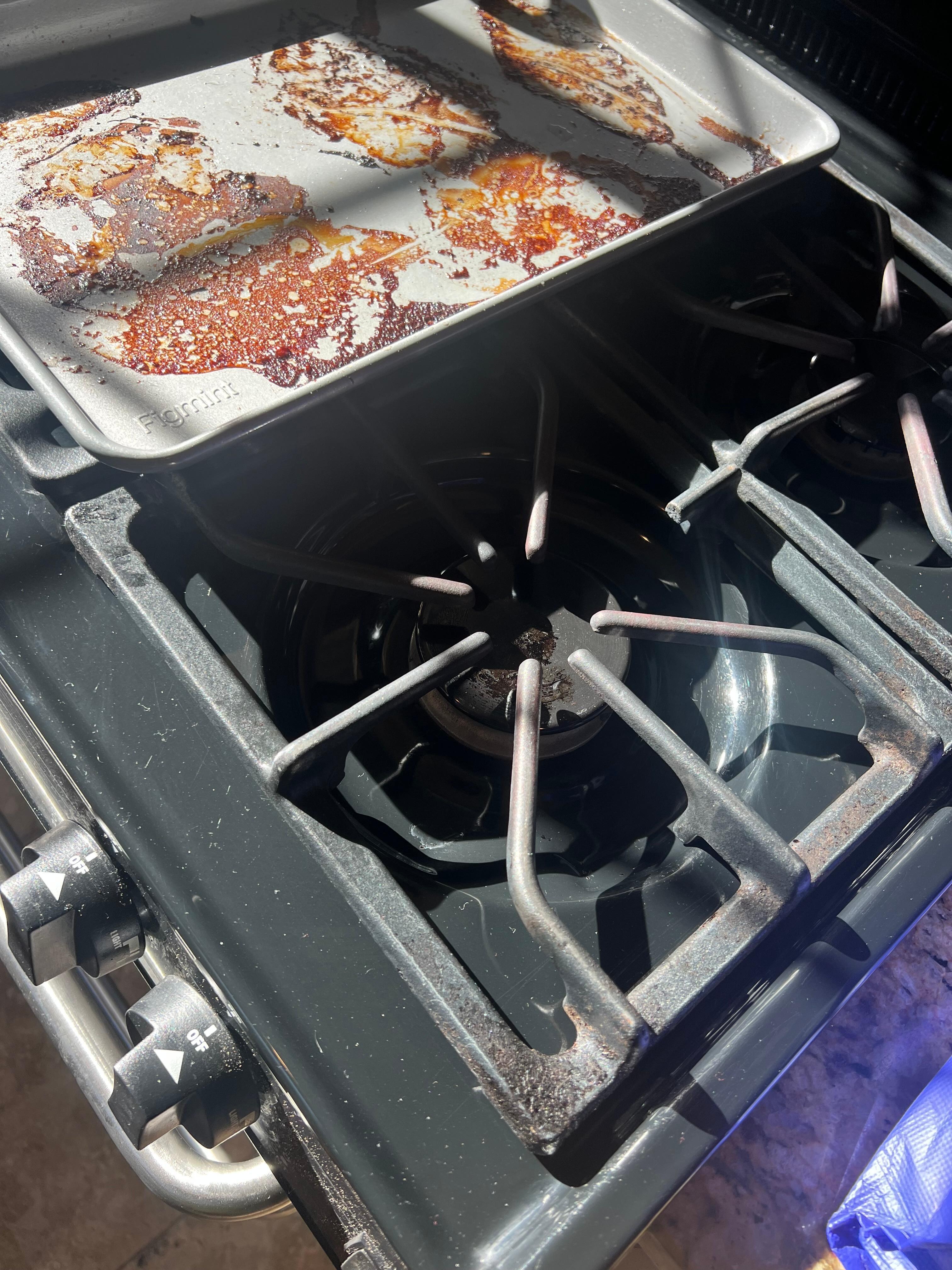 that is a cookie sheet that was in the cabinet