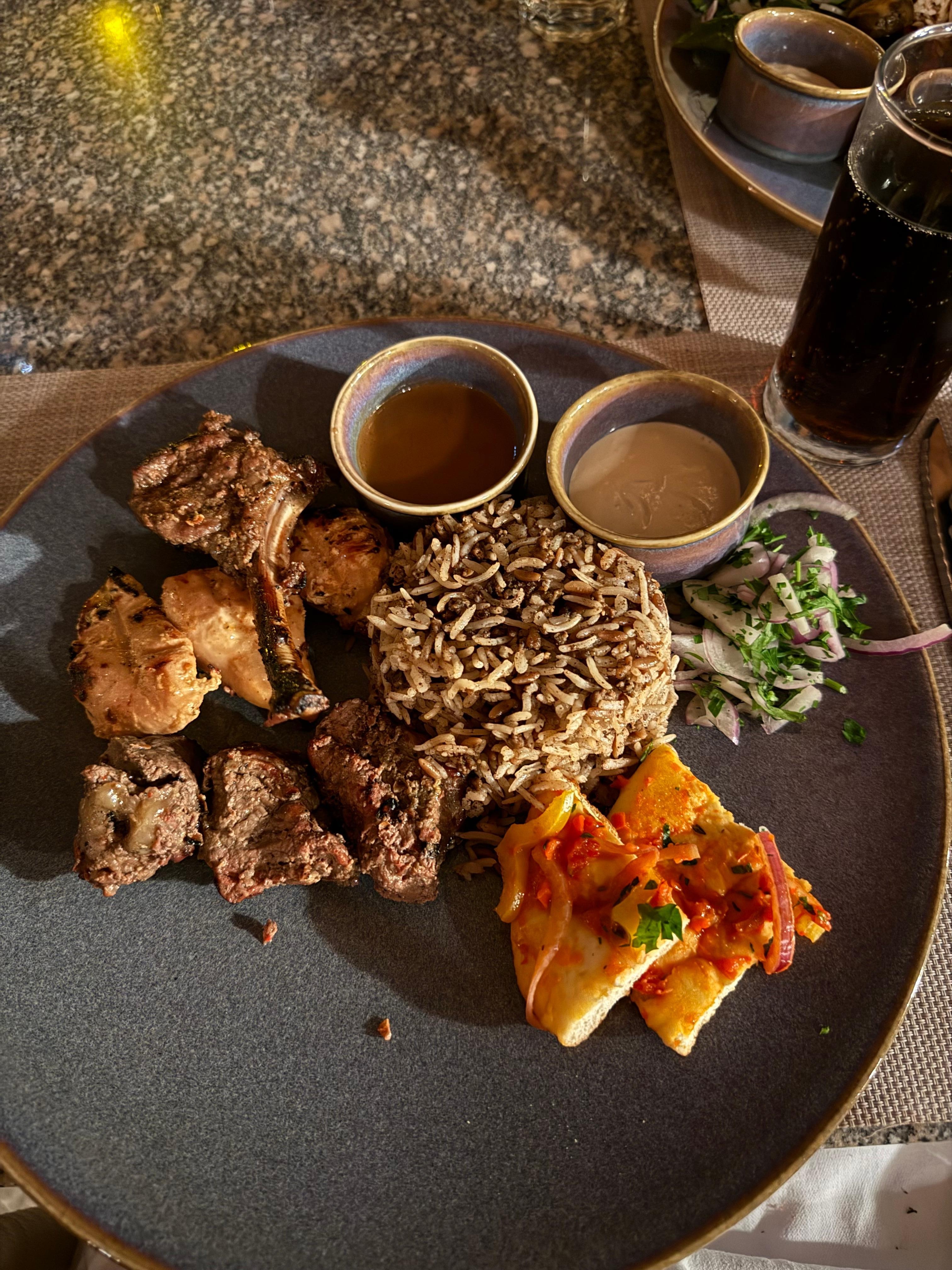 Essen arabisches Restaurant 