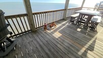 Our puppies loved sunning themselves on the deck