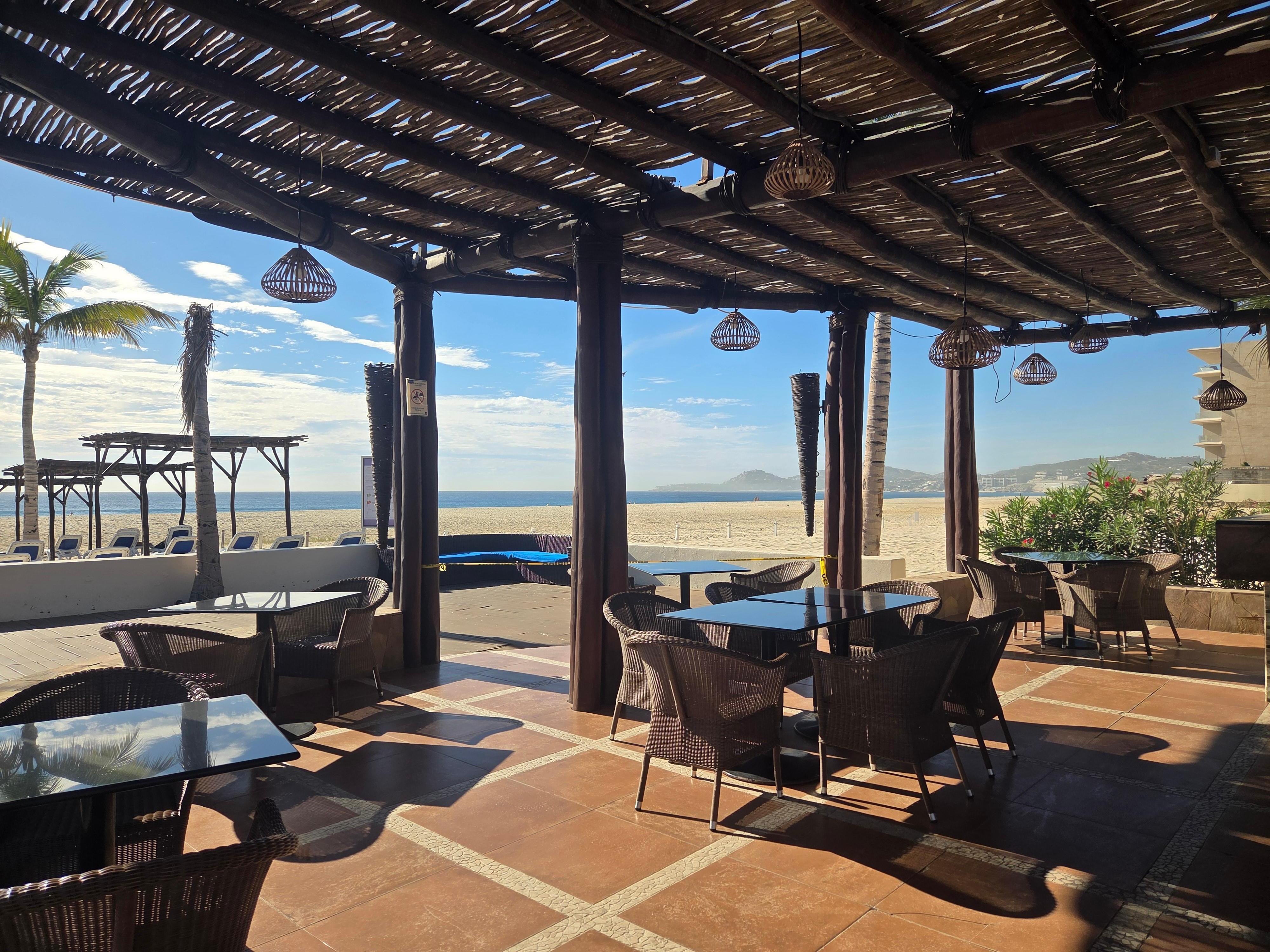 Beachfront restaurant