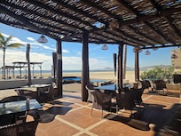 Beachfront restaurant