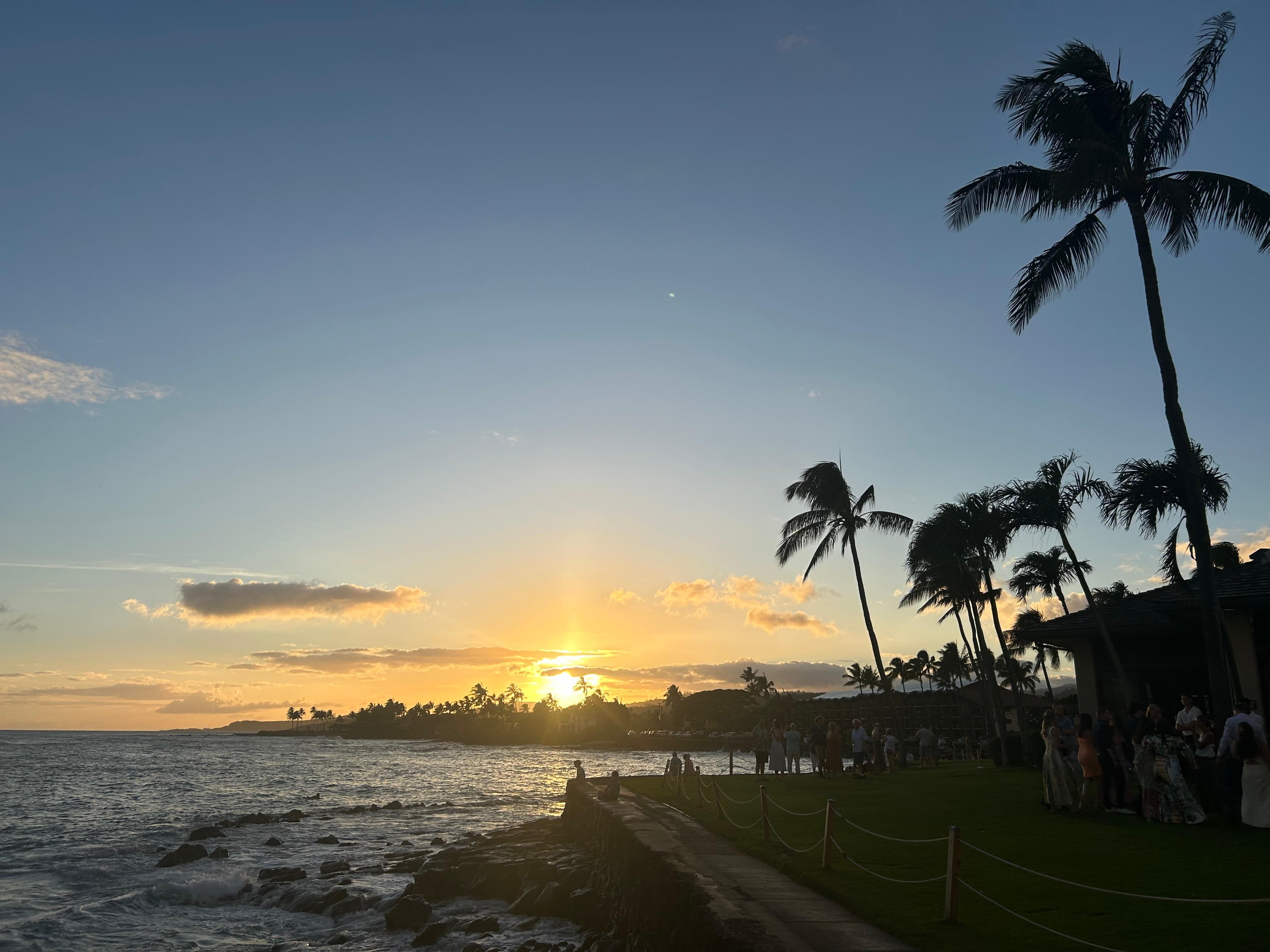 Right next to the beach house, couple steps away from the condo. 