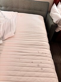 Stained mattress