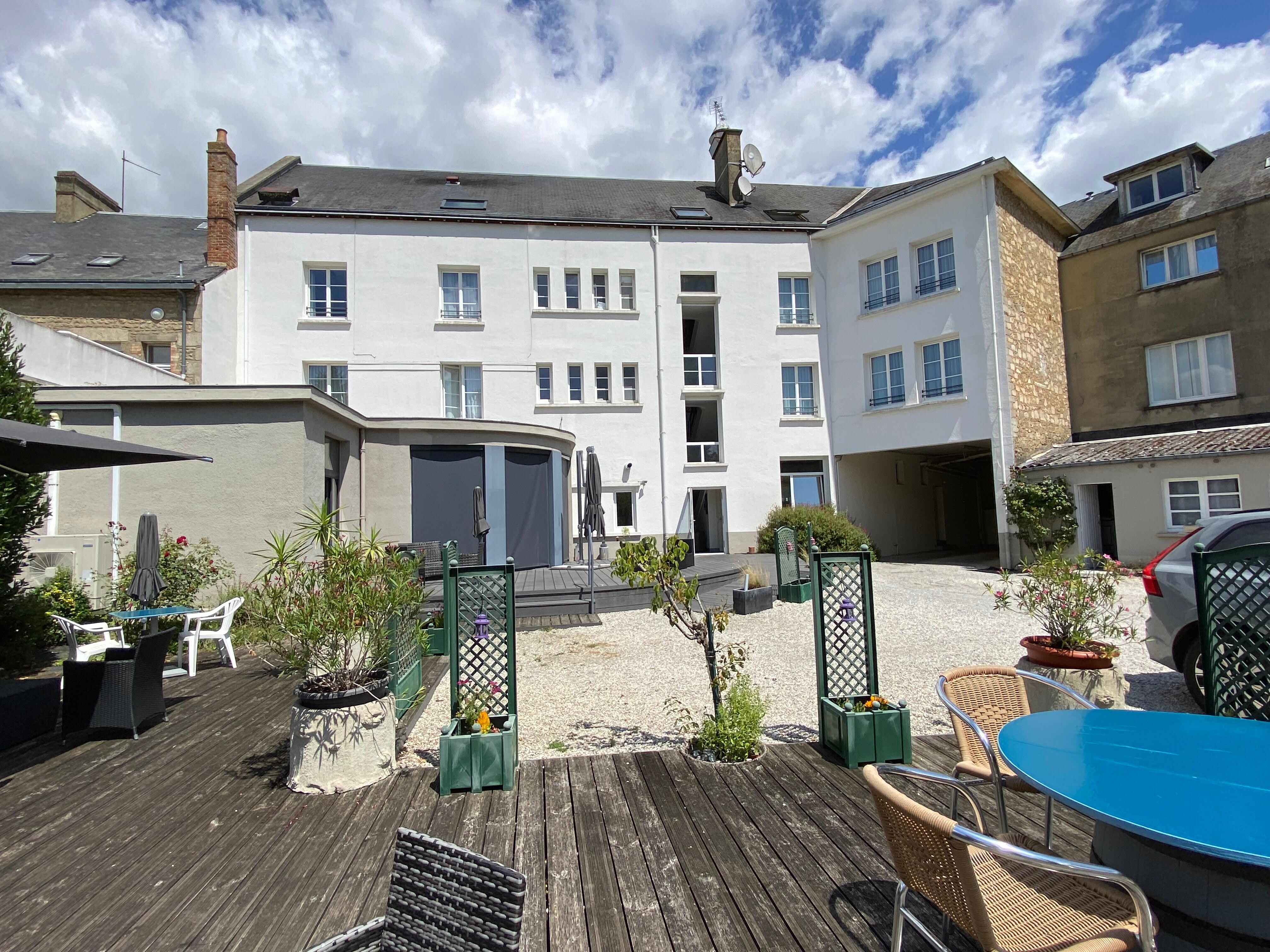 Rear of hotel