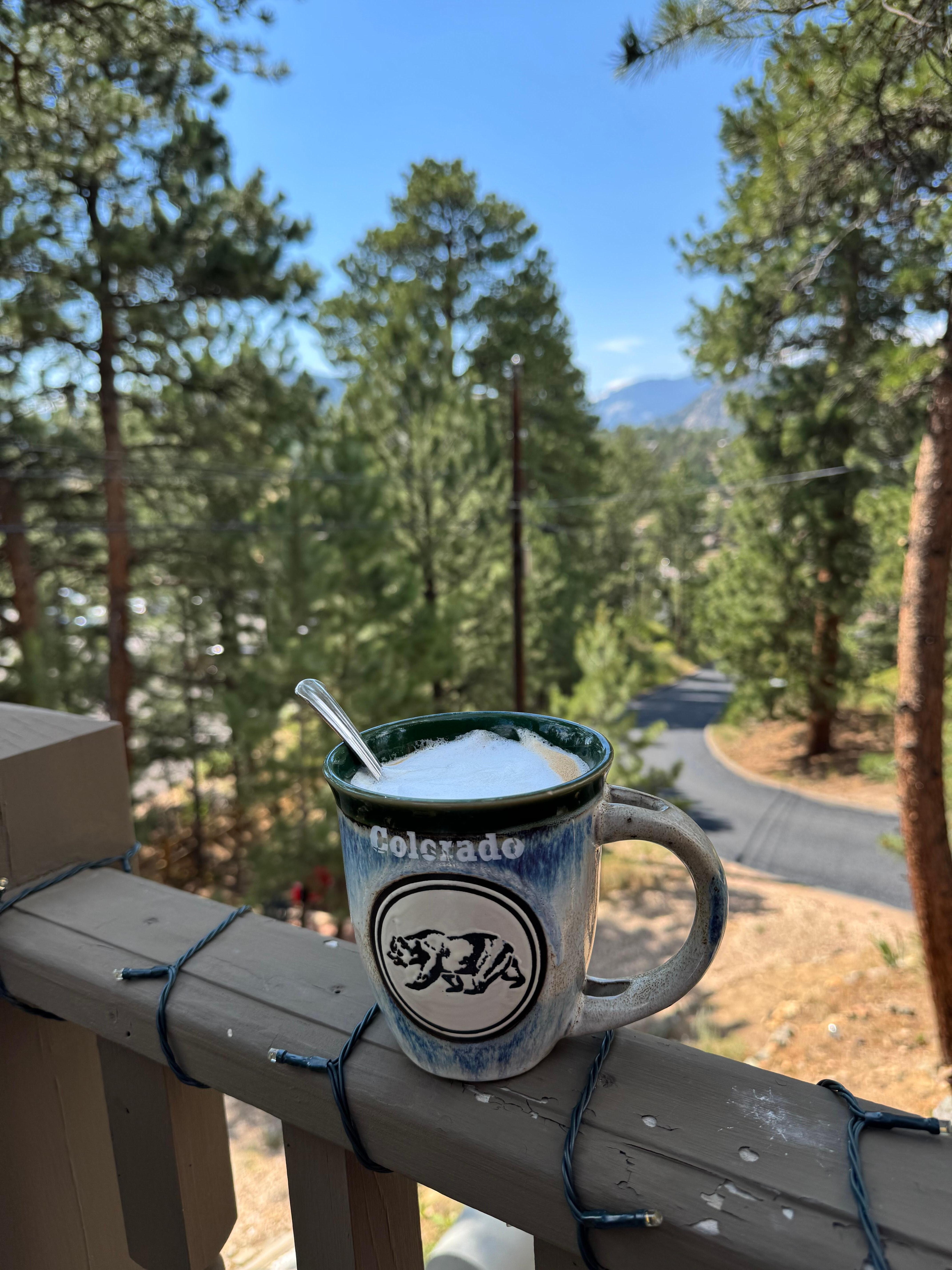 Perfect mornings on the deck. 