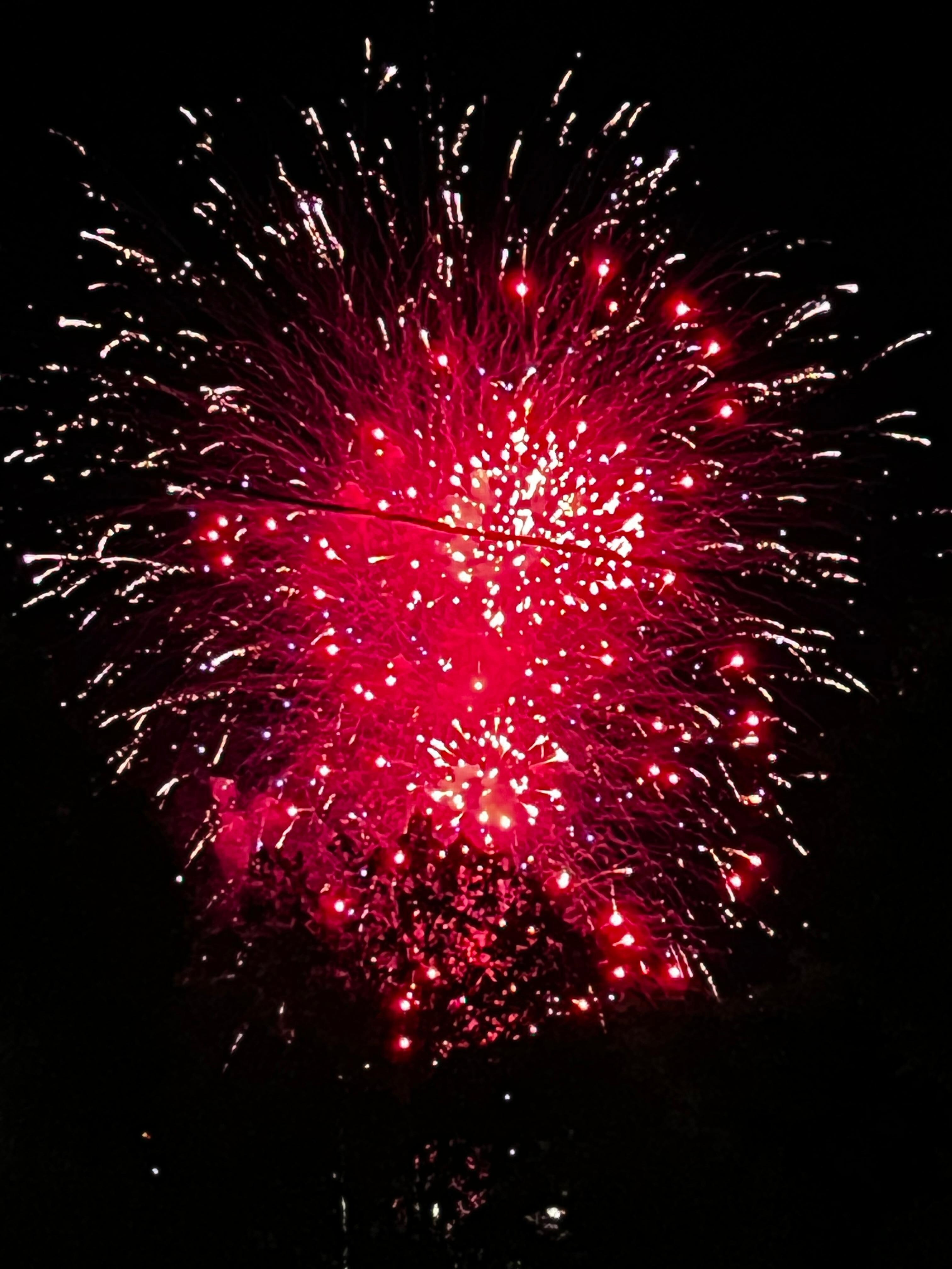 Fireworks from the balcony 