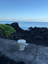 View from private patio area