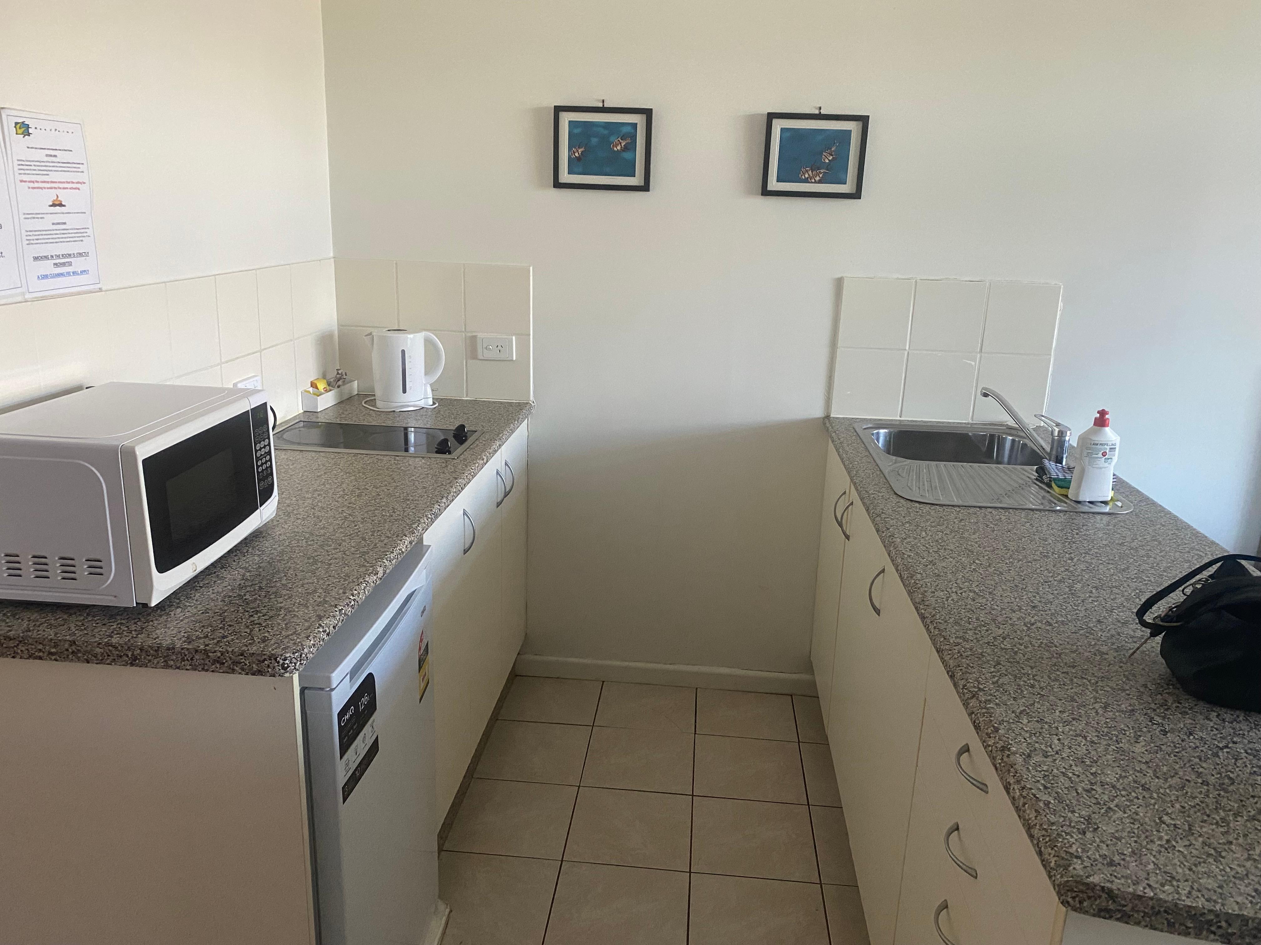 Nice little kitchenette with everything you could need