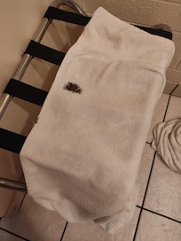 Holes in towels...