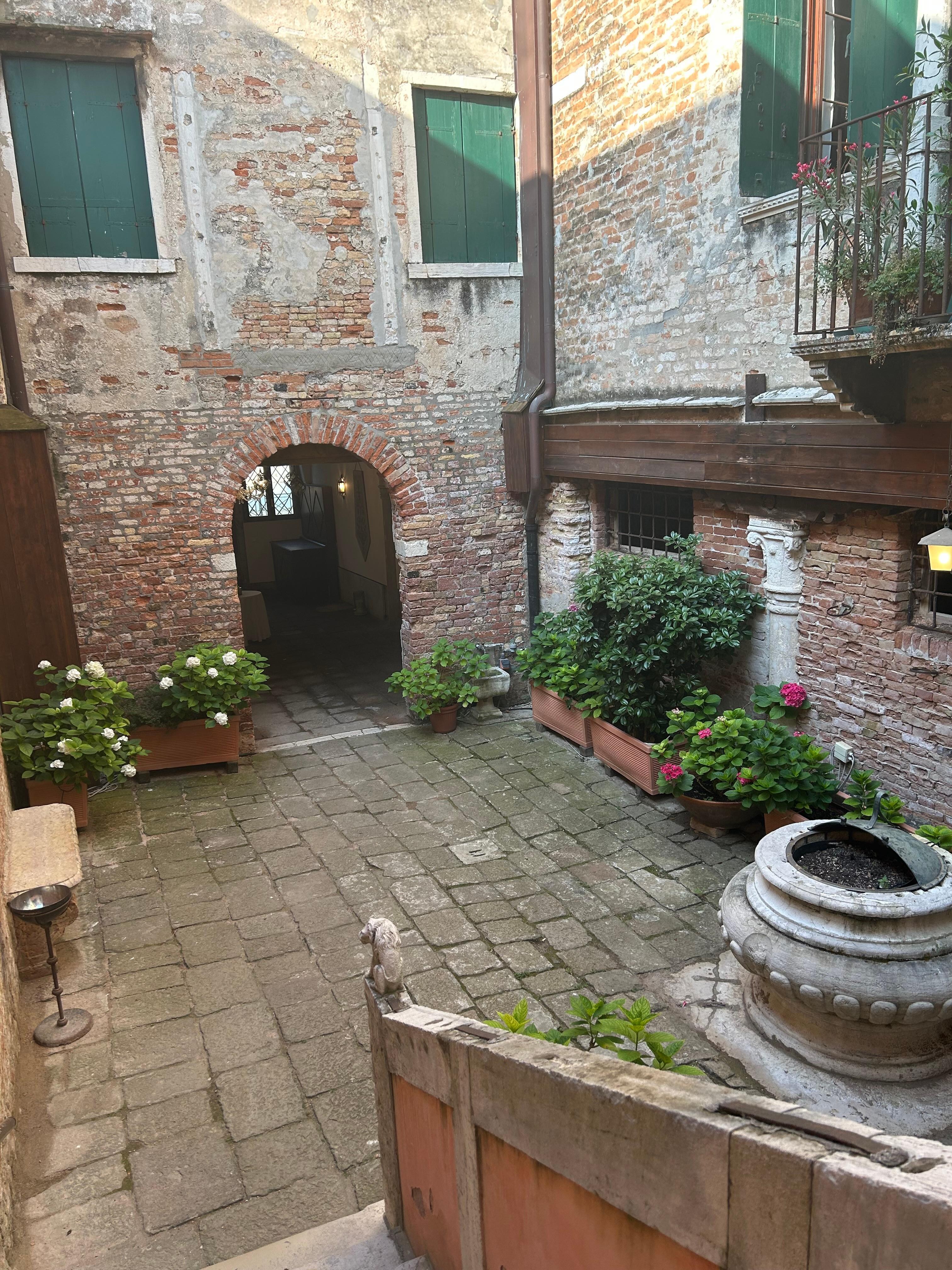 Outside courtyard 