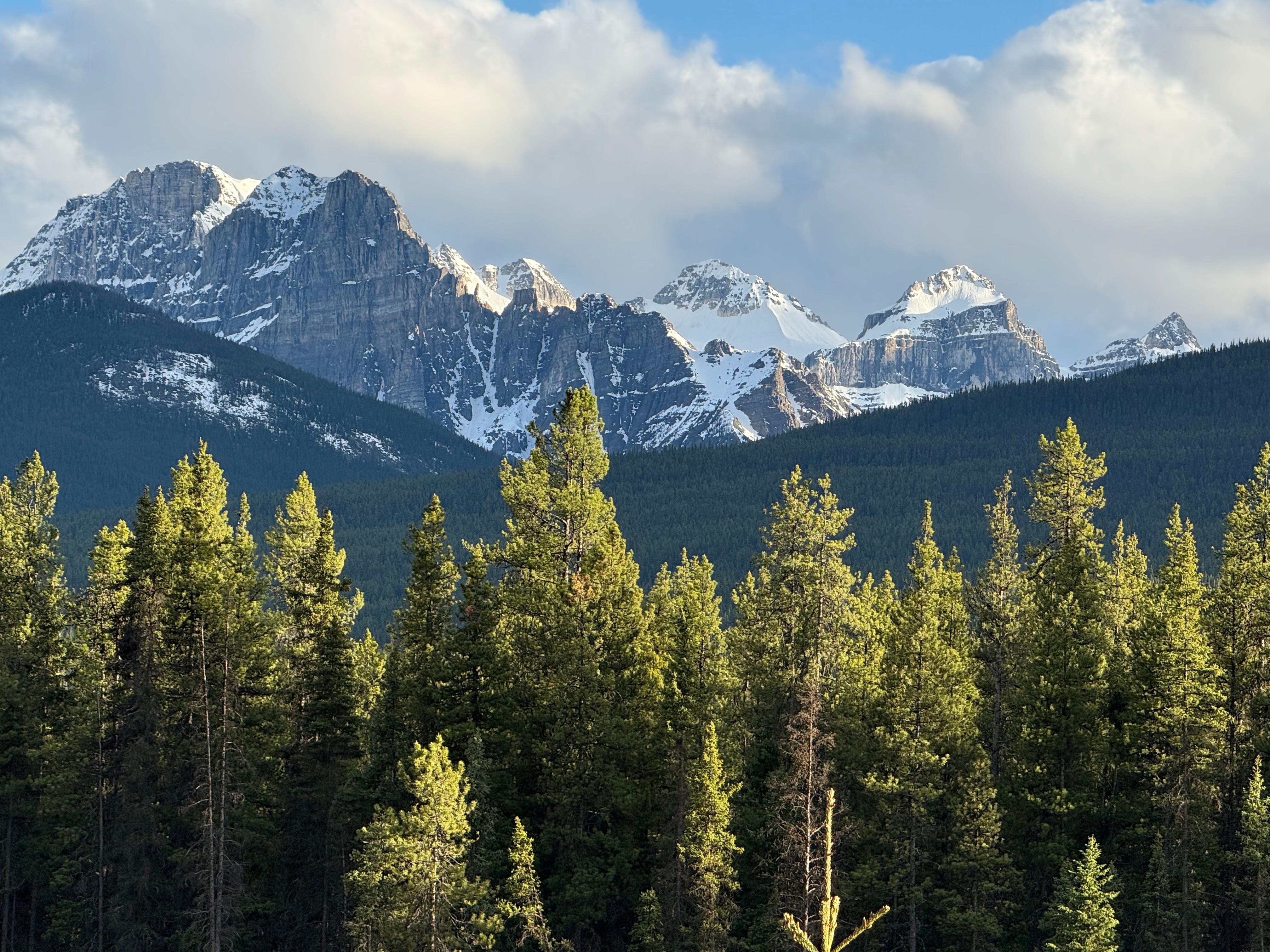 Mountains across the River from the Lodge.