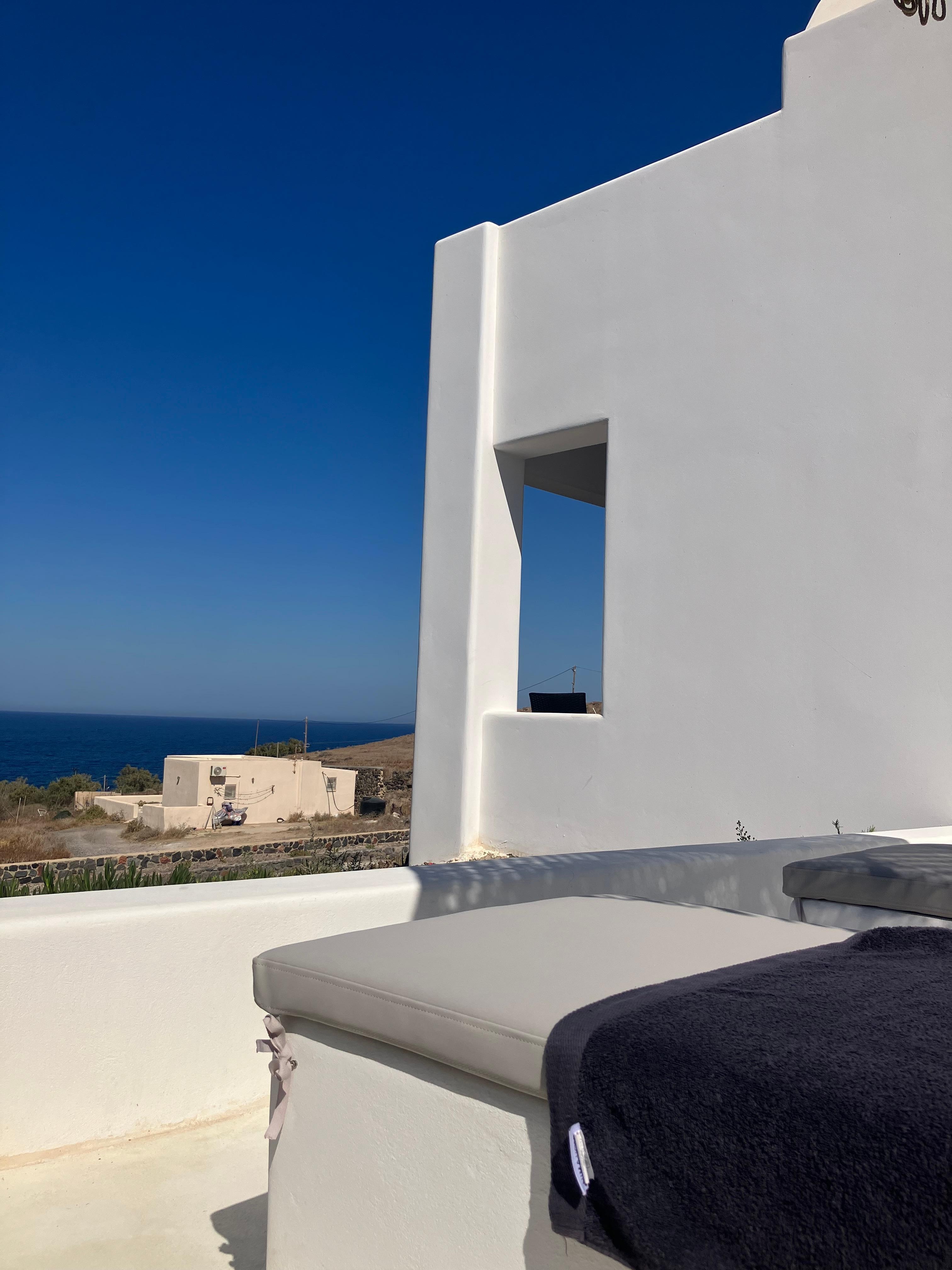 Outside of the villa from the private pool