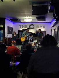 Enjoying live music at the Rex