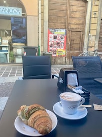 The excellent cafe down the street, La Fenice