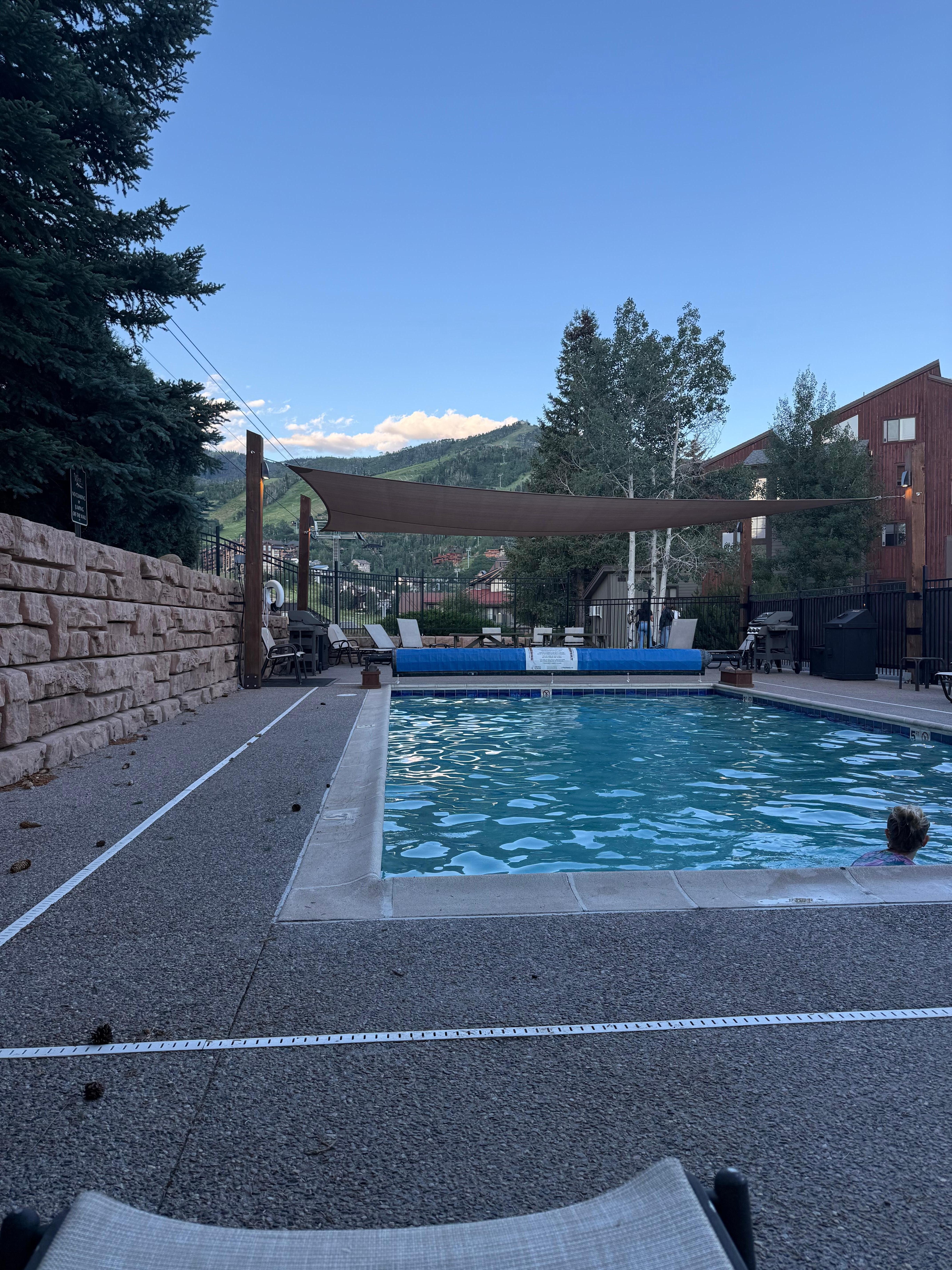 We had a lot of Pool evenings!