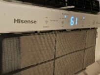 Filter on the air conditioner