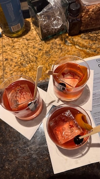 Excellent drinks at the hotel