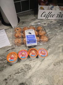 Coffee & muffins provided by the hosts