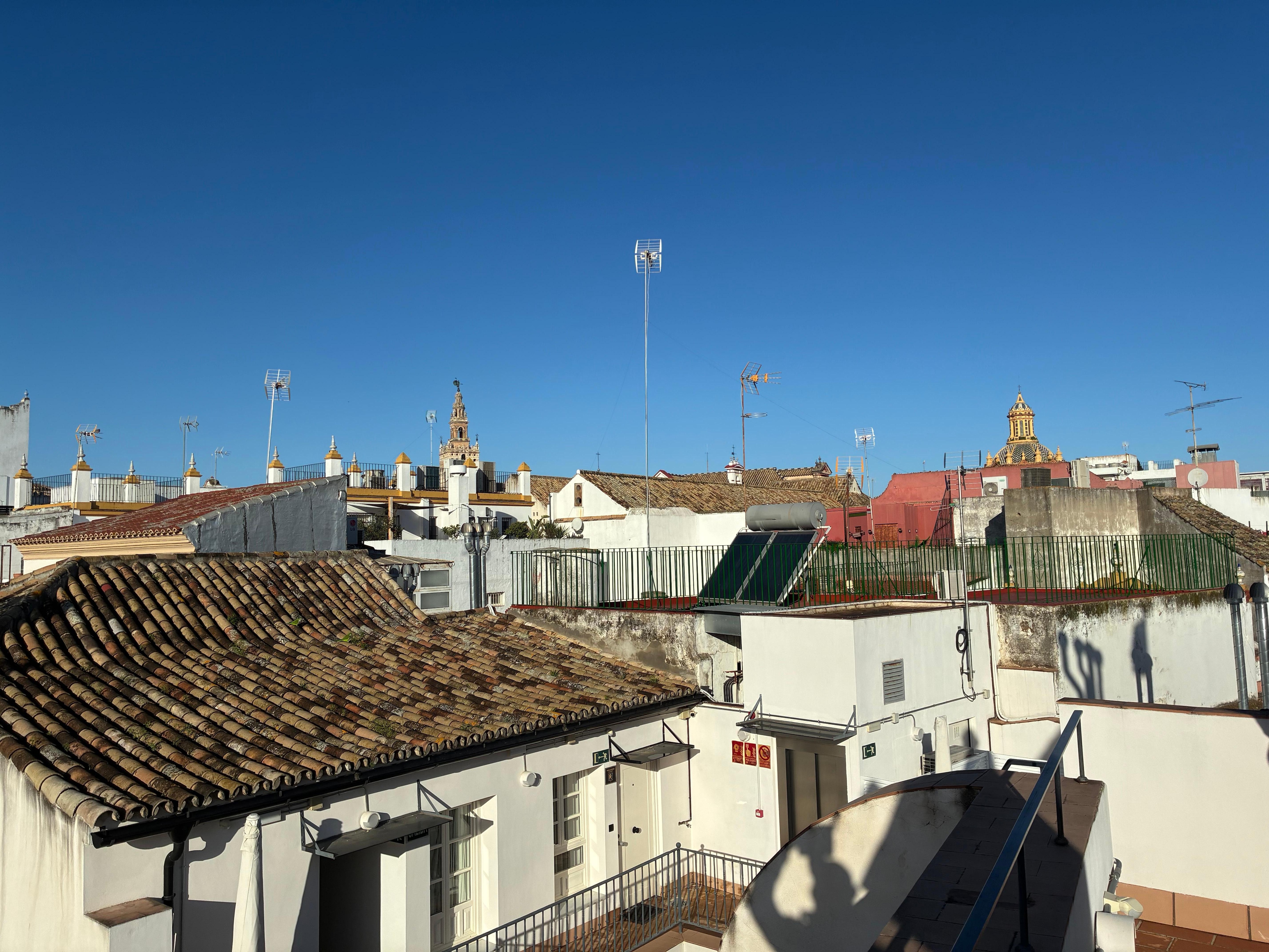 View from rooftop solarium