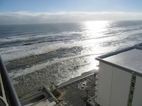 Atlantic Ocean from our deck.
