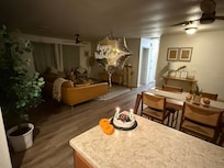 Pic from kitchen of living room and dining room